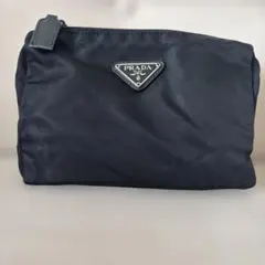 美品　PRADA 黒 ナイロン ポーチ