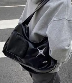 cross ornament shoulder bag / Y2K