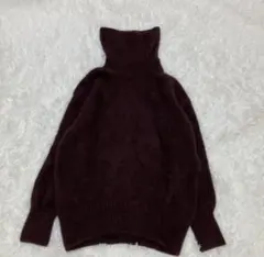 キャメルニット