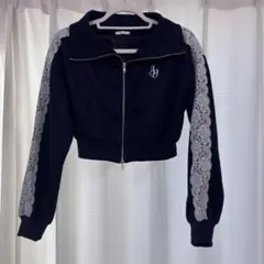 apresjour オフショルレースジャケット