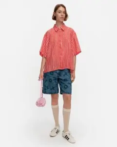 こ*☆様 【美品】マリメッコ ピッコロ リネン シャツ 36サイズ 完売