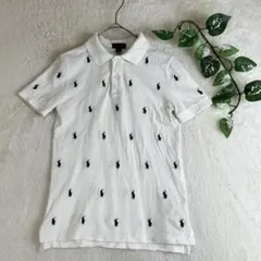 美品/希少】ポロラルフローレン ビッグポニー ジップパーカー 白 Y2K