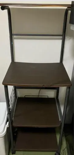 【限定掲載】ニトリ　レンジ台　棚　キャスター付き