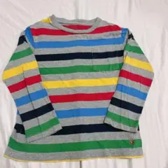 gap kids カラフルボーダーロンT 110
