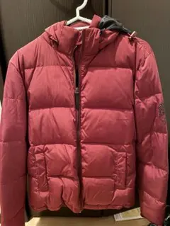 Roen フード付き赤ダウンジャケット