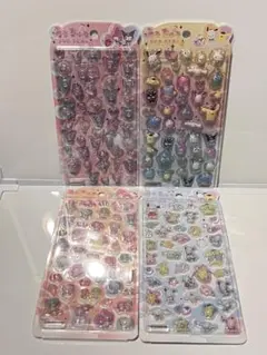 サンリオ うるちゅるPOPシール　4枚セット コンプリート