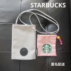 STARBUCKS　スターバックス　サコッシュ　巾着　スタバ　スマホショルダー