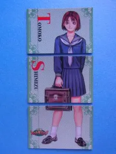 3枚　対戦ホットギミック　清水智子　トレカ　カード　1997年　彩京　司淳のサムネイル