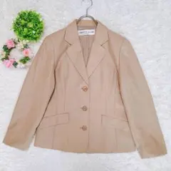 【クリスチャンオジャール】 テーラードジャケット （L） 日本製 ブラウン