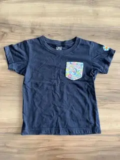 UNIQLO☆UT ドラえもん 花柄ポケット Tシャツ　100cm