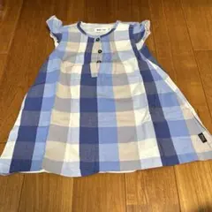 Noell チェック柄 半袖ワンピース 110