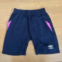 umbro ハーフパンツ S ネイビー/ピンク