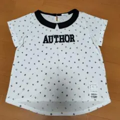 新品COLZA ロゴTシャツ 襟付き ホワイト L