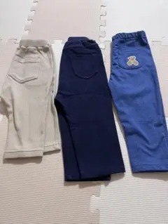 ベビー　パンツ　ズボン　３点セット　80