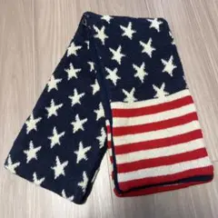 NATHANIEL COLE アメリカ国旗マフラー