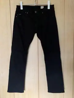 c YANUK MICHEL ブラック　ストレッチ　デニムパンツ　W32