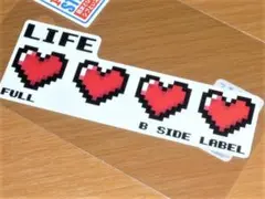 LIFEゲージ♡ FULL 体力満タン ステッカー B-SIDE LABEL