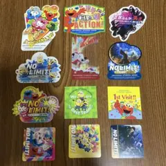 ユニバ　記念シール　非売品　シール　スヌーピー キティ　ハロウィン　ハリポタ