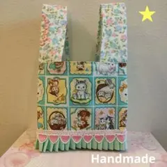 ハンドメイド　エコバッグ　お弁当袋
