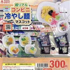 【全5種セット】超リアル！ コンビニ冷やし麺マスコット コンプリート
