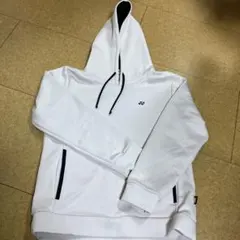 ヨネックス　ピンクホワイトフードパーカー