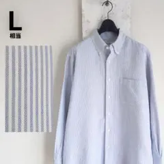 USA製　ブルックスブラザーズ 定番ストライプシャツ　L相当