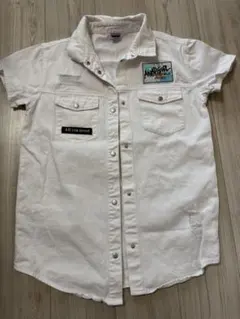 ANAP GIRL 半袖ジャケットホワイト