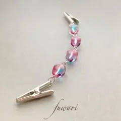 夕やけストールクリップ　羽織留め　結婚　UV ショール　ストール　母の日