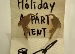 ネコ　ピアス　ゴールド系