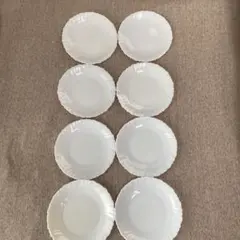 ヤマザキ　春のパン祭り　皿 8枚セット 波形の縁取り