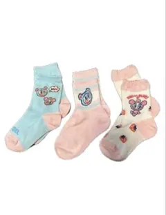 ANGEL BLUE 靴下 3足セット 15～20cm クルー丈