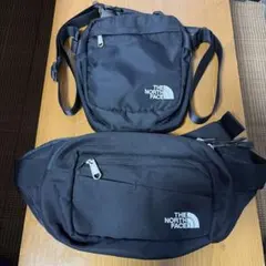 THE NORTH FACE ボディバッグ・ウエストポーチ ブラック　2セット
