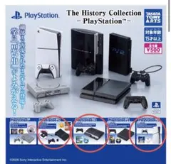 PlayStation History Collection 3種 ガチャ