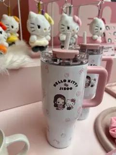 BLACPINKジス　ハローキティコラボステンレスタンブラー　韓国限定