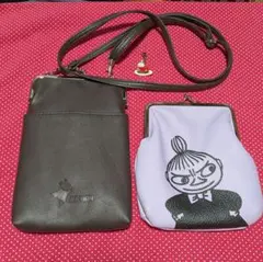 リンネル12月号付録 MOOMIN スマホポーチ とおまけ2点