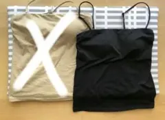 【XS】エアリズムコットンブラチューブトップ　黒のみ