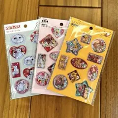 seria ディズニー　ウォーターシール　ベイマックス　101匹　ライオンキング