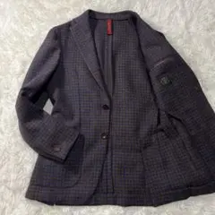 高級✨エルネスト×BEAMS 別注　イタリア製 千鳥格子ジャケット　S〜M相当