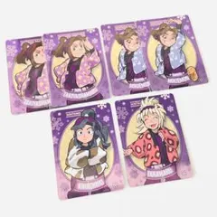 ⓑ忍たま乱太郎 滝夜叉丸 三木ヱ門 喜八郎 タカ丸 ネオン コレクション カード