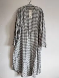 未使用タグ付き　サマンサモスモス　バンドカラーシャツワンピース