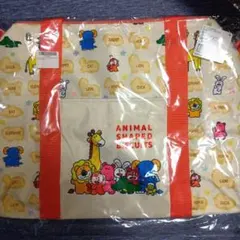 Tabekko Doubutsu Boston Bag, Yellow, Travel Bag, Large Capacity, Candy Pattern