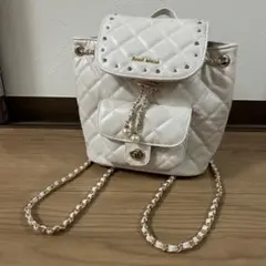 Rosé Muse Quilting bijou backpack - メルカリ