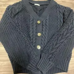 GU ケーブルコクーンカーディガン ニットカーディガン