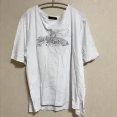 la.f... 半袖Tシャツ白サイズ3 L相当ラメプリントレディース春夏美品夏のサムネイル