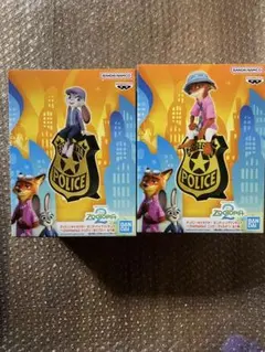 ズートピア2 モニタートップフィギュア 2点セット