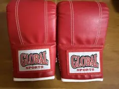 GLOBAL SPORTS ボクシンググローブ レッドのサムネイル