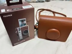 FUJIFILM instax mini Evo ブラウン 箱あり ケース付き