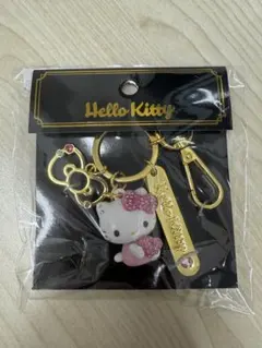Hello Kitty ハローキティ ストーン付き立体キーホルダー ピンク