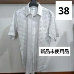 サイズ38 SSP ストライプ柄 半袖ワイシャツ