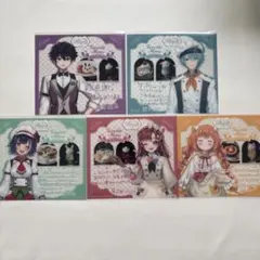 にじさんじ アニメイトカフェ Speciale 特典 クリアミニ色紙 5枚セット